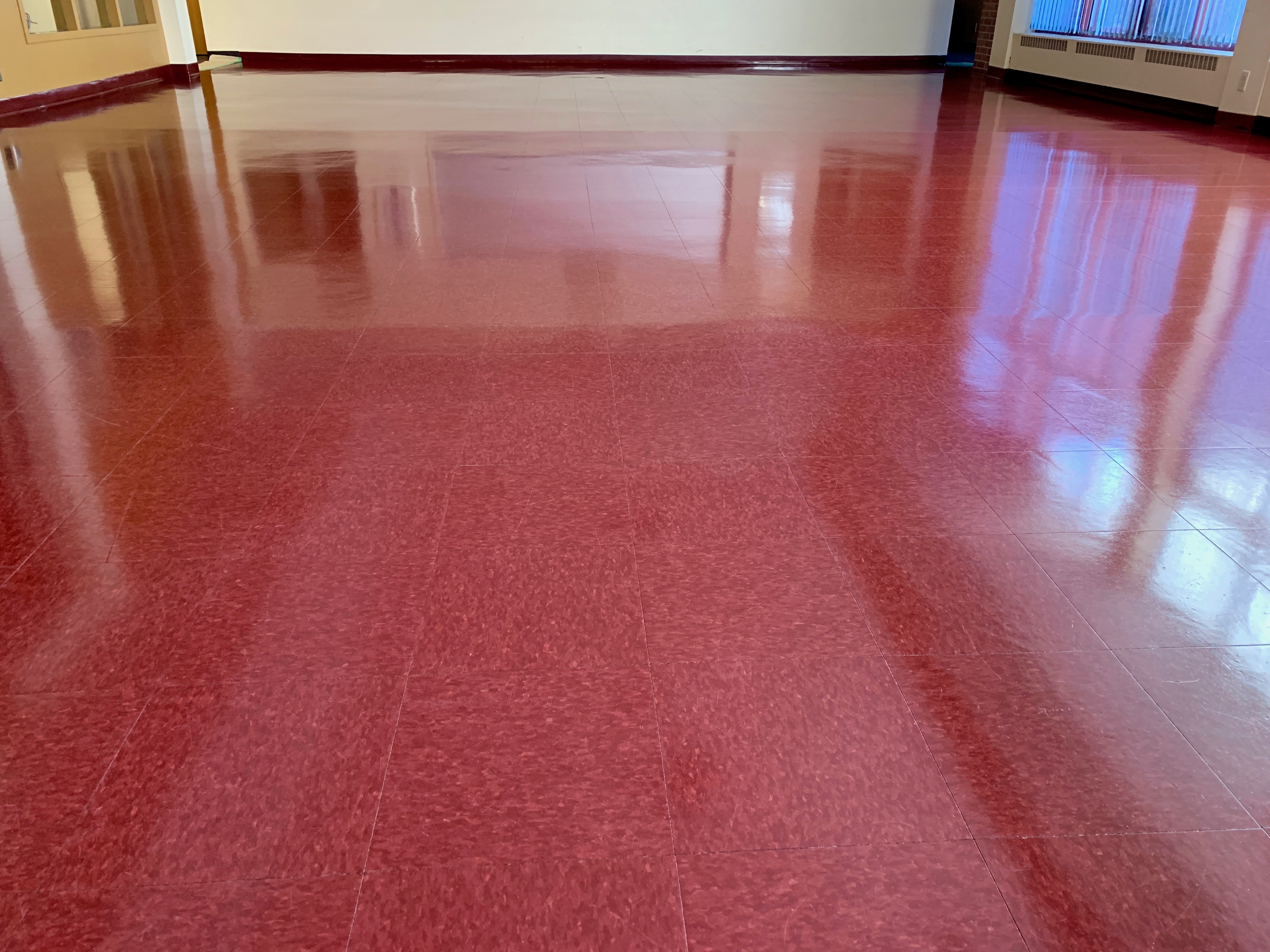 Floor after cleaning